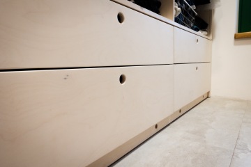 Úložná sestava z překližky